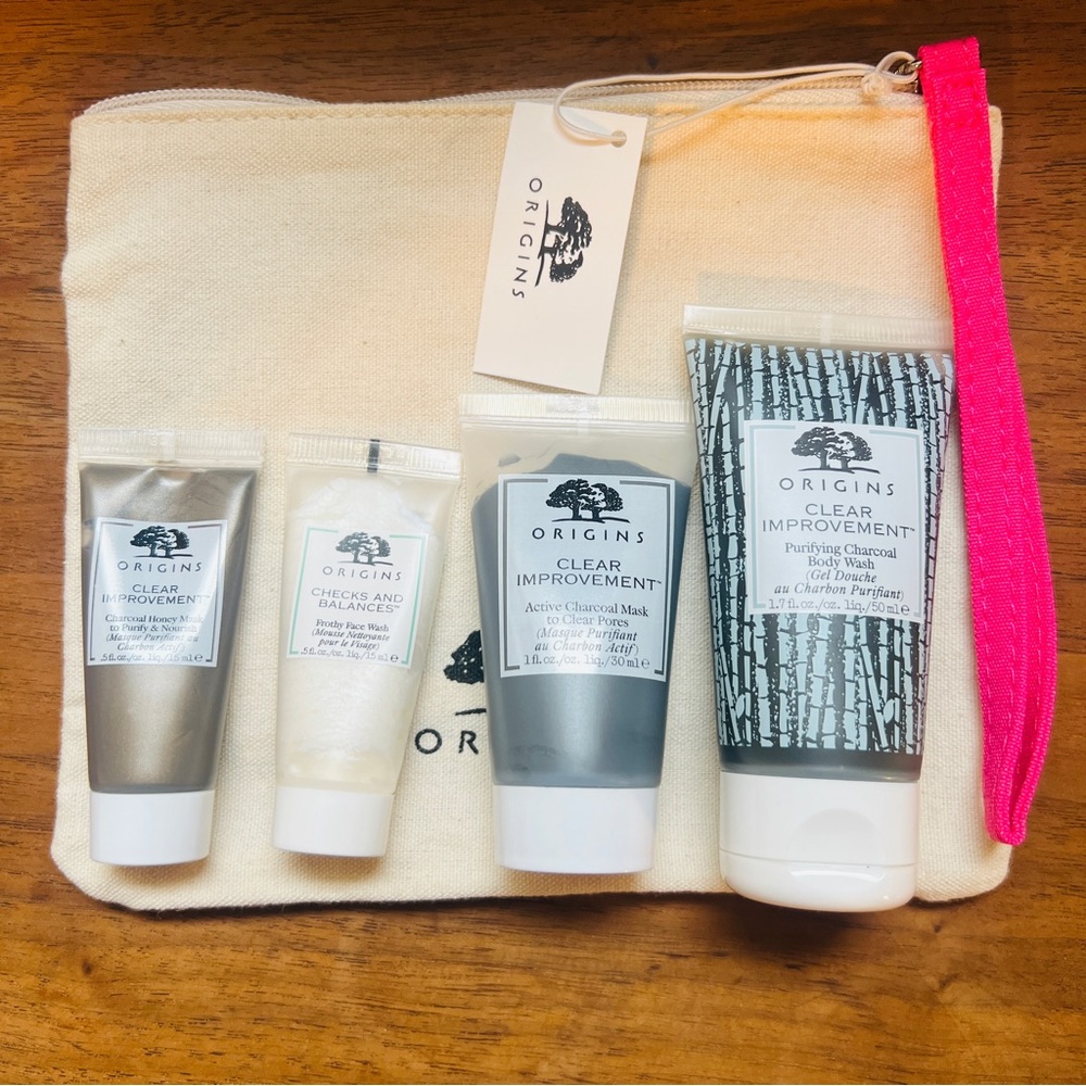 ORIGIN travel/ Gift Set Face Wash/Body Wash/masks